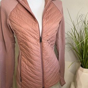 Athleta Flurry Force Insulated Blush Jacket.